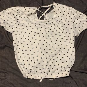 New Women’s size Small white and black dots SHEIN shirt